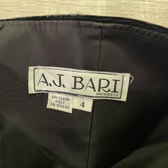 Vintage Velvet Strapless High Slit Dress - Picture 3 of 9